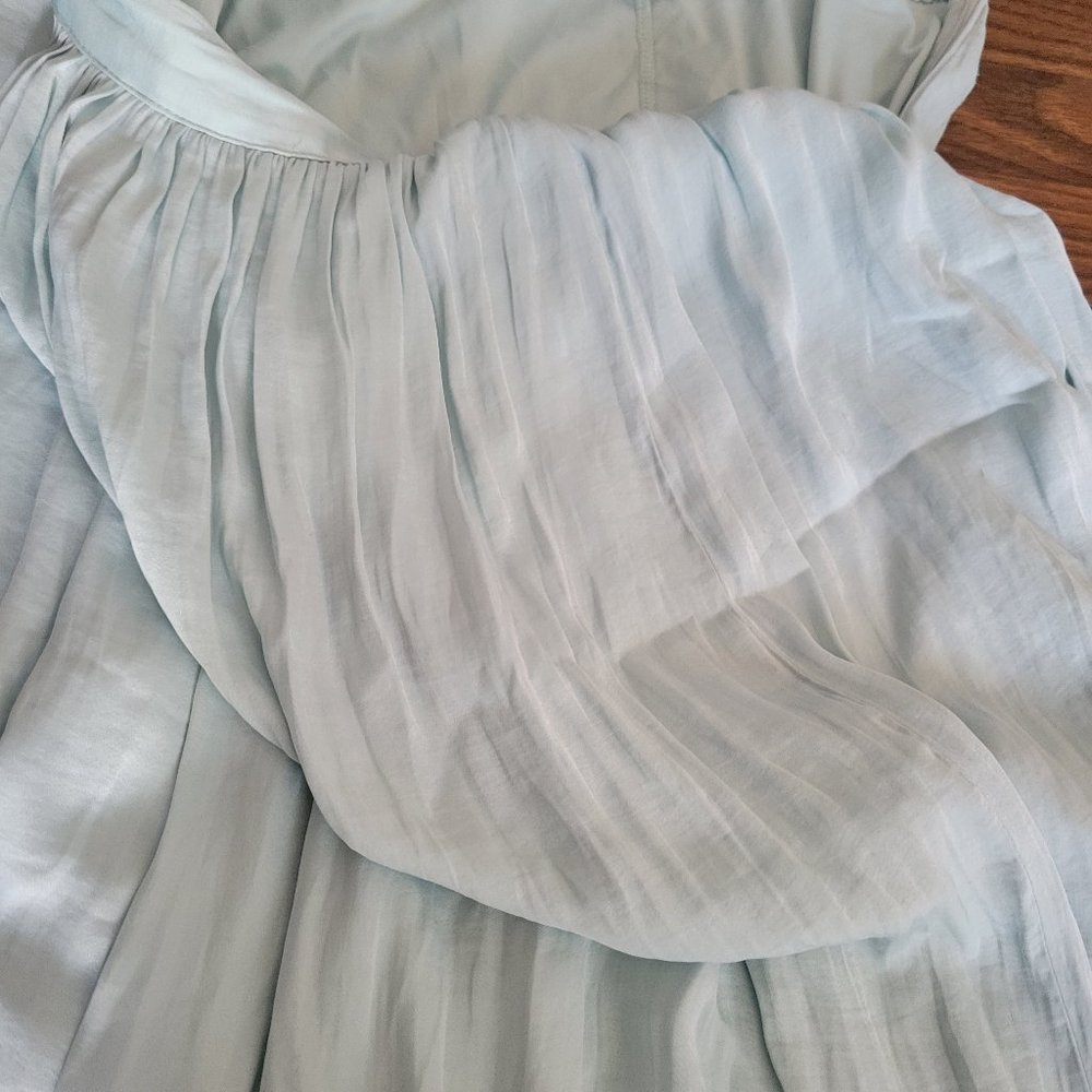 Light Sage Silky Skirt